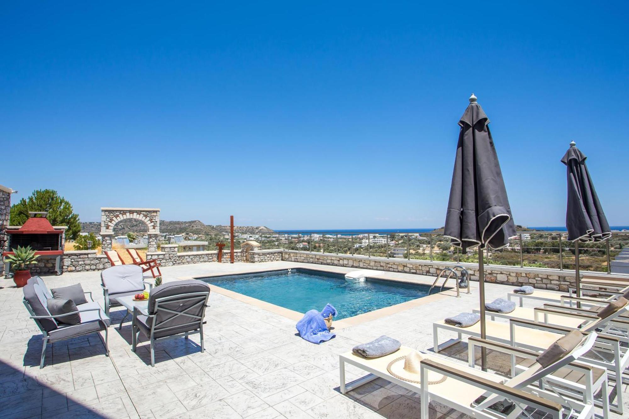 Des & Coo Luxury Villa With Private Pool 法里拉基 外观 照片